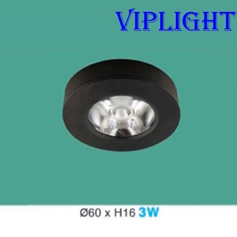  ĐÈN ỐP TRẦN MINI GẮN NỔI LED 3W (MÀU ĐEN LT-78Đ) 