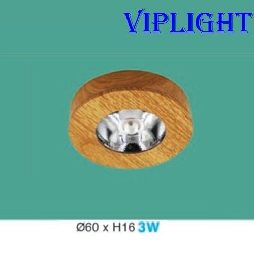 ĐÈN ỐP TRẦN MINI GẮN NỔI LED 3W ( MÀU GỖ LT-78G )