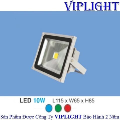  ĐÈN PHA LED 10W HUFA FA-40 ( ÁNH SÁNG XANH LÁ - XANH LAM - MÀU ĐỎ ) 