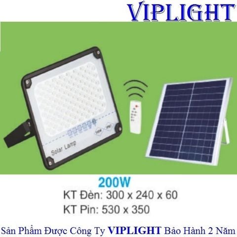  ĐÈN PHA NĂNG LƯỢNG MẶT TRỜI (SOLAR LAMP) LED 200W FNL-25 200W 