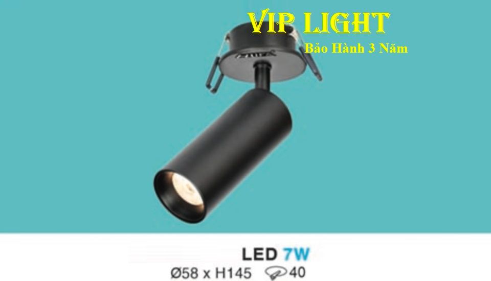 ĐÈN RỌI ÂM TRẦN CHIẾU ĐIỂM LED 7W HUFA AT-142 LED 7W