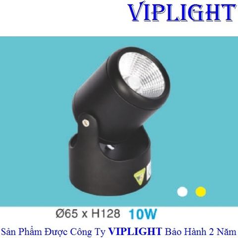  ĐÈN RỌI ĐẾ NGỒI LED 10W PHI Ø65 ĐEN 