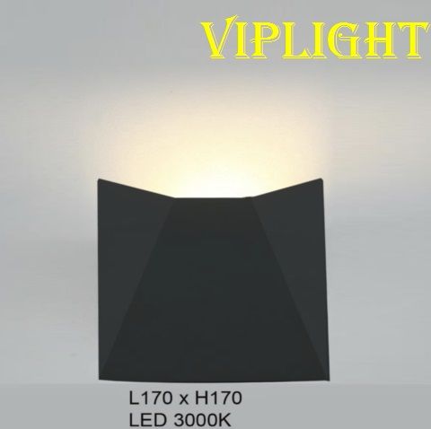 ĐÈN TƯỜNG LED HẮT 1 MỘT ĐẦU VL355VNT2286 ĐEN