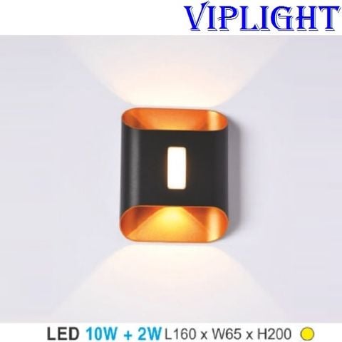  ĐÈN TƯỜNG LED VLAK78 _ GẮN VÁCH TƯỜNG TRANG TRÍ NGOÀI TRỜI, TRONG NHÀ 