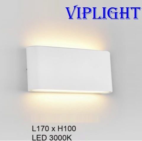 ĐÈN TƯỜNG MỎNG LED RỌI 2 HAI ĐẦU VL355VNT051M THÂN TRẮNG