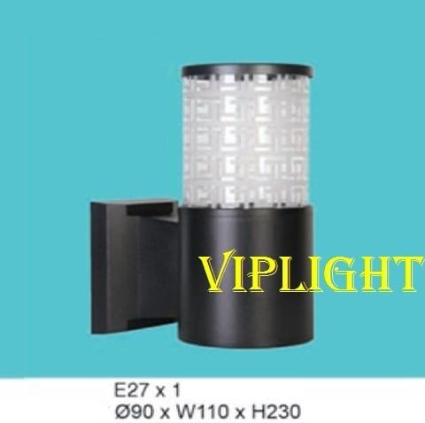 ĐÈN TƯỜNG TRANG TRÍ GẮN BÓNG E27 THÂN MÀU ĐEN VLHFAK1107