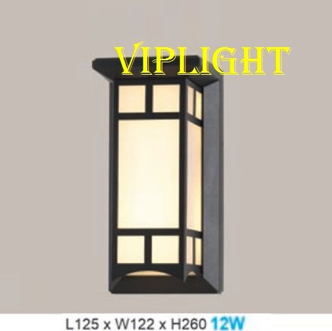ĐÈN TƯỜNG TRANG TRÍ HÀNH LANG NGOÀI TRỜI LED 12W VLHFAK61