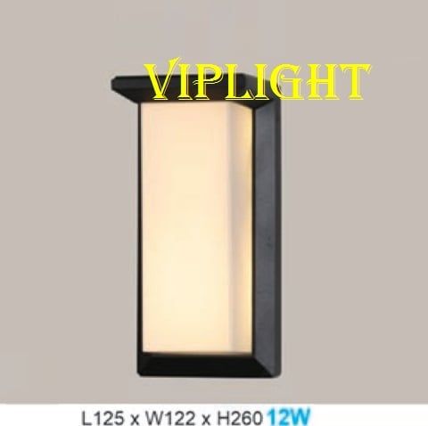 ĐÈN TƯỜNG TRANG TRÍ HÀNH LANG NGOÀI TRỜI LED 12W VLHFAK62