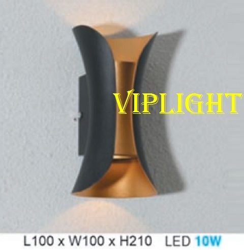 ĐÈN TƯỜNG TRANG TRÍ HẮT 2 HAI ĐẦU LED 10W VLHFAK07