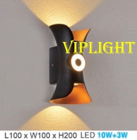 ĐÈN TƯỜNG TRANG TRÍ RỌI 2 HAI ĐẦU LED 10W+3W VLHFAK27