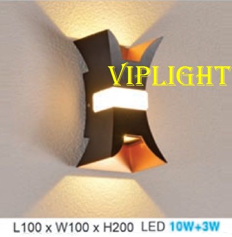 ĐÈN VÁCH TRANG TRÍ HẮT 2 HAI ĐẦU LED 10W+3W VLHFAK25