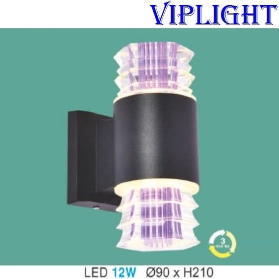 ĐÈN VÁCH HÀNH LANG LED TRANG TRÍ VLAK6085 _ GẮN VÁCH TƯỜNG TRANG TRÍ NGOÀI TRỜI, TRONG NHÀ