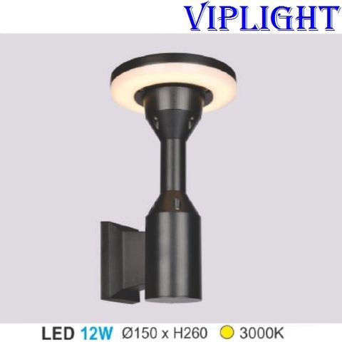  ĐÈN TƯỜNG HIỆN ĐẠI LED 12W VLAK73 _ GẮN VÁCH TƯỜNG TRANG TRÍ NGOÀI TRỜI, TRONG NHÀ 