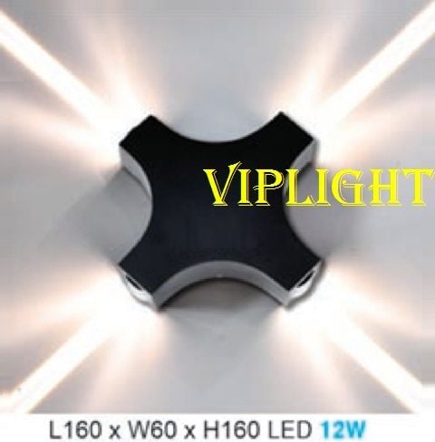 ĐÈN HẮT VÁCH TƯỜNG HÀNH LANG CHIẾU TIA THẲNG TRANG TRÍ LED 12W VLHFAK47