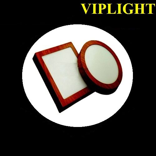 ĐÈN LED ỐP TRẦN VỎ GỖ 18W