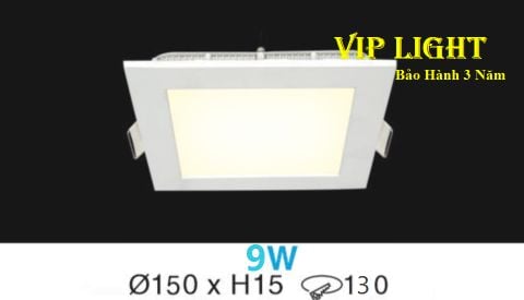  ĐÈN ÂM TRẦN VUÔNG SIÊU MỎNG LED 3 BA CHẾ ĐỘ ĐỔI MÀU 9W HUFA AT-84 LED 9W 