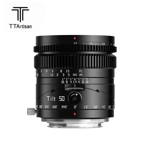 Ống kính TTArtisan Tilt 50mm f1.4 for Fujifilm XF mount  (Fullframe) Chính Hãng