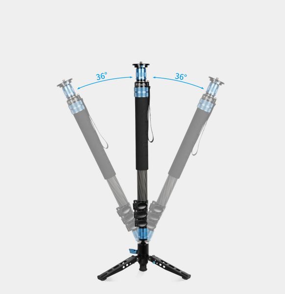 Chân đơn Monopod SIRUI P-424 FL Carbon + Ballhead VH10 - Chính hãng
