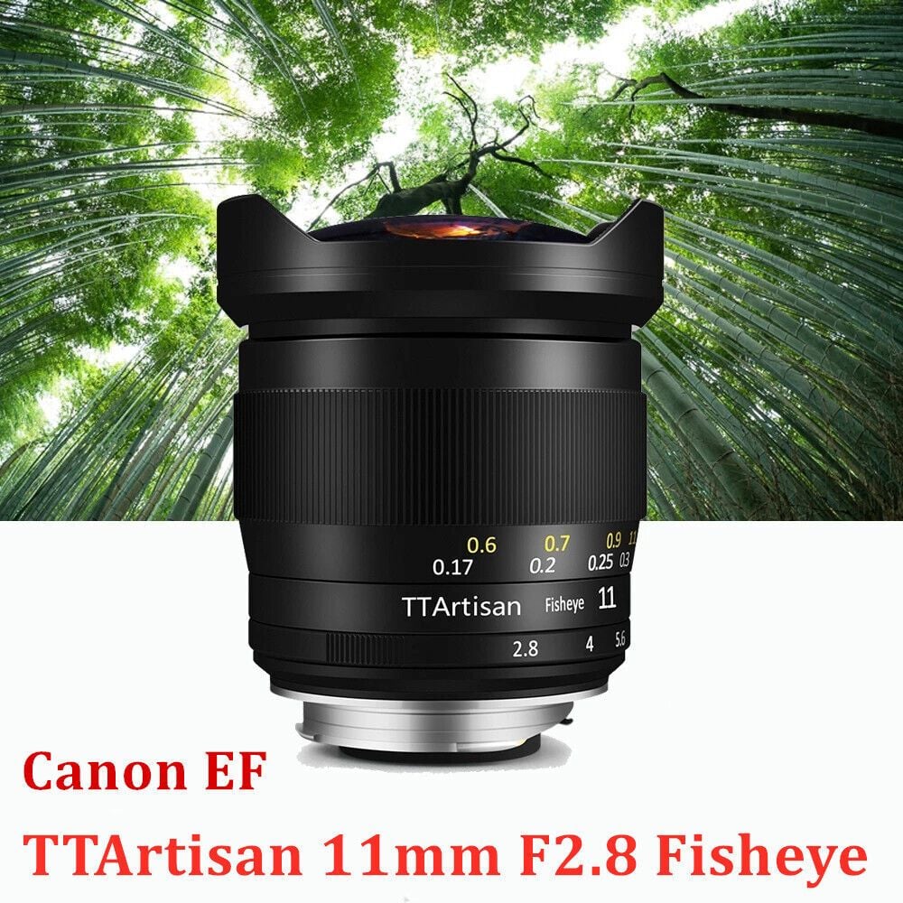Lens mắt cá TTArtisan 11mm f2.8 (fisheyes 11mm f2.8 for Canon EF)