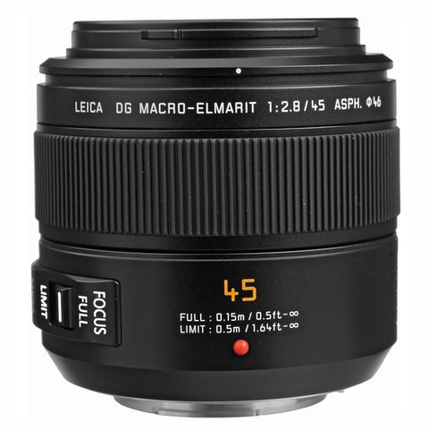 Lens Panasonic Leica DG Macro-Elmarit 45mm  f/2.8 ASPH./Mega O.I.S