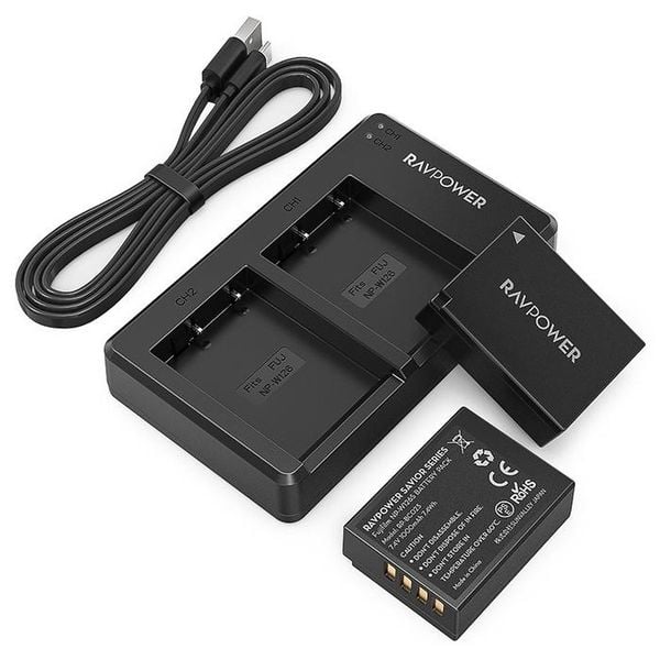 Sạc đôi RAVPower Fujifilm NP-W126/NP-W126S