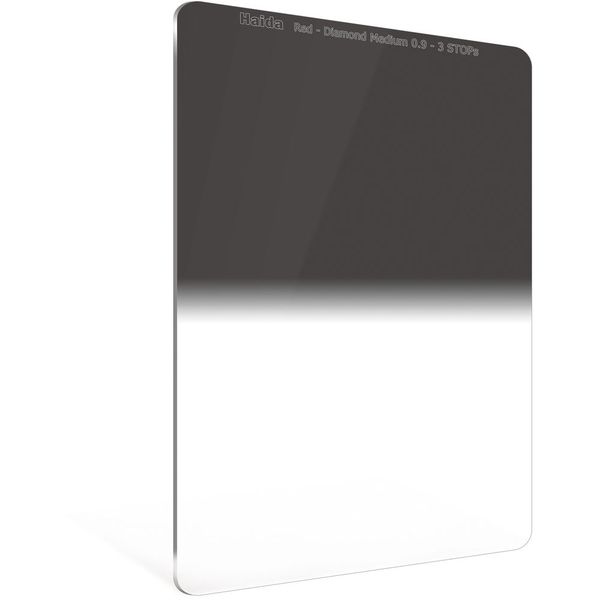 Bộ filter Haida Red-Diamond GND Medium 100x150mm (Hệ M10). Bộ gồm 3 filter GND0.6; GND0.9; GND1.2 stop) - HD4313