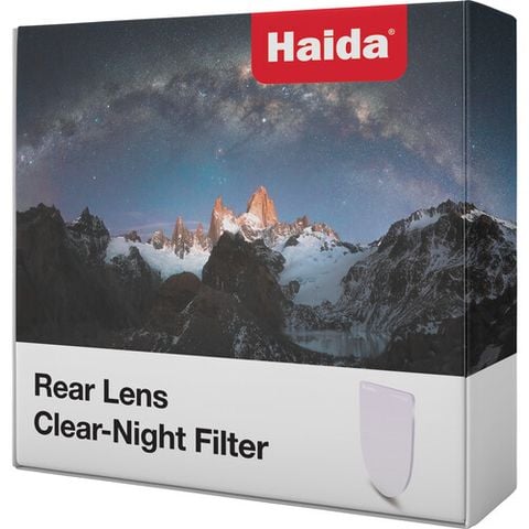 Filter chụp đêm lắp phía sau ống kính Canon, Sony, Nikon Z.../ Haida Clear night rear filter for Canon, Sony, Nikon Z... - HD4648