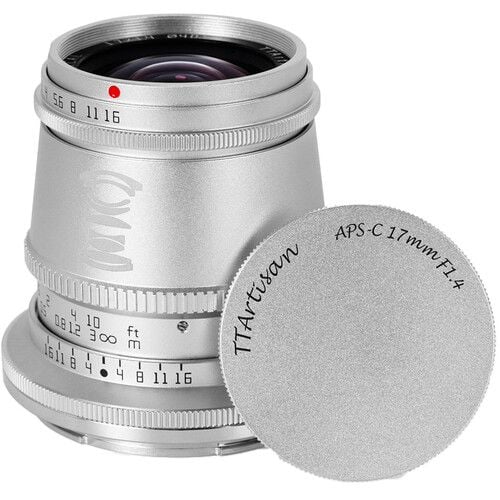 Ống kính Ttartisan 17mm f1.4 for Sony E (Silver)