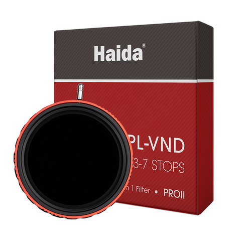 Filter CPL-VND Haida Pro II size 82mm (CPL + Vari ND3~7stops) - HD4781-82