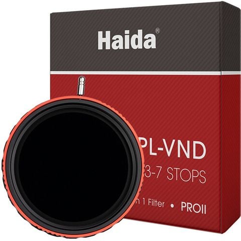 Filter CPL-VND Haida Pro II size 67mm (CPL + Vari ND3~7stops) - HD4781-67