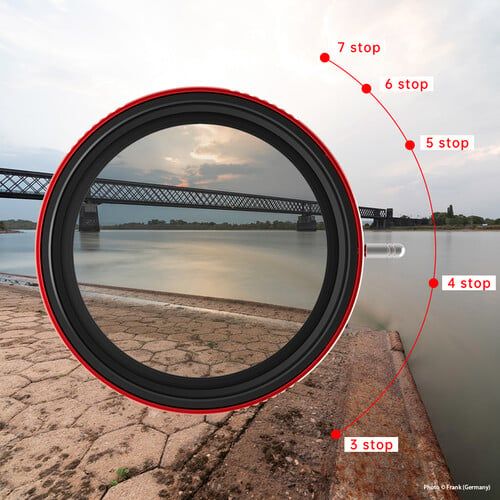 Filter CPL-VND Haida Pro II (CPL + Vari ND3~7stops) size từ 67mm đến 95mm - HD4781 Click để xem giá các size