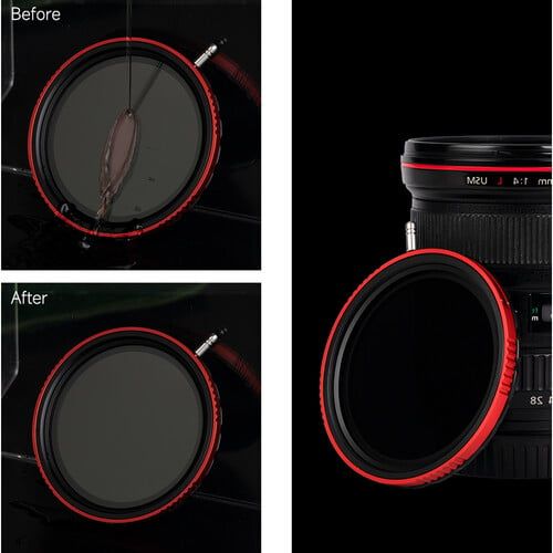 Filter CPL-VND Haida Pro II (CPL + Vari ND3~7stops) size từ 67mm đến 95mm - HD4781 Click để xem giá các size
