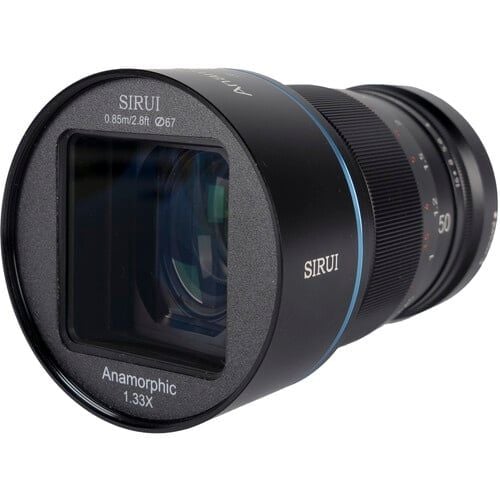 Lens SIRUI Anamorphic 50mm F1.8 1.33x for Canon RF - Chính hãng