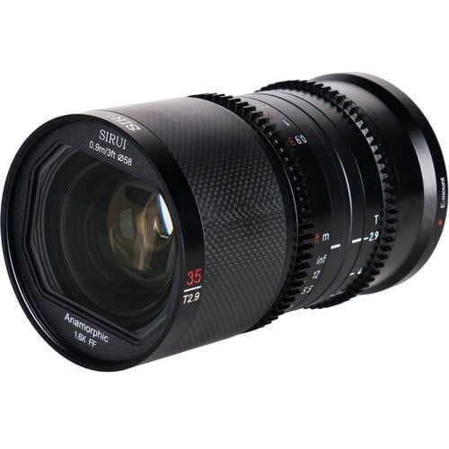 Ống kính Anamorphic SIRUI Saturn 35mm T2.9 - 1.6X for DL mount (DJI Ronin 4D, DJI Inspire 2...) (full frame) - Chính hãng