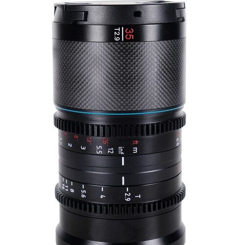 Ống kính Anamorphic SIRUI Saturn 35mm T2.9 - 1.6X for DL mount (DJI Ronin 4D, DJI Inspire 2...) (full frame) - Chính hãng