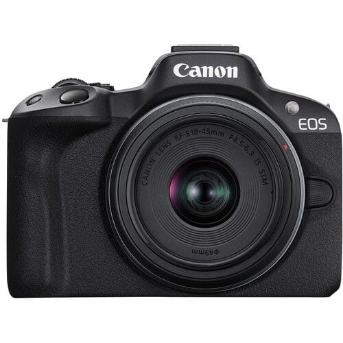 Máy ảnh Canon EOS R50 + Lens Canon RF 18-45mm - Màu đen
