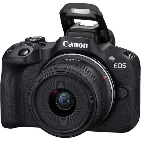 Máy ảnh Canon EOS R50 + Lens Canon RF 18-45mm (mới 100%) - Màu đen