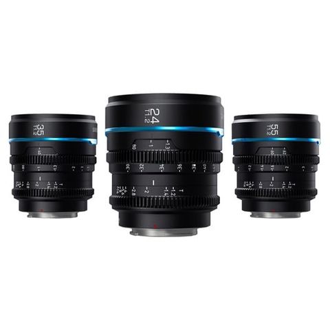 Combo 3 lens Cine SIRUI Night Walker 24mm, 35mm, 55mm T1.2 for M4:3 - Chính hãng