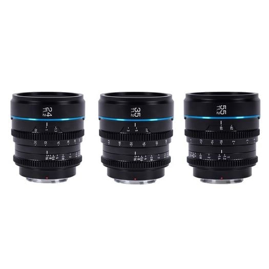 Combo 3 ống kính Cine SIRUI Night Walker 24/35/55mm T1.2 S35