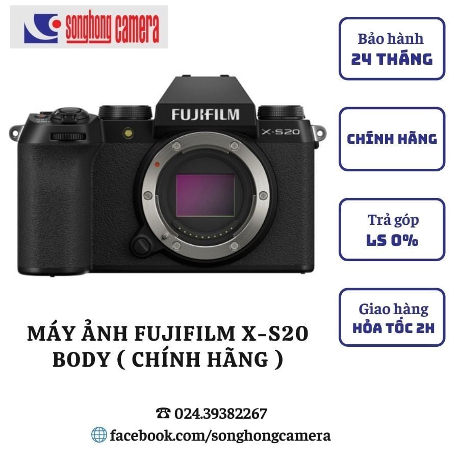 Máy ảnh Fujifilm X-S20 Body ( Chính hãng )