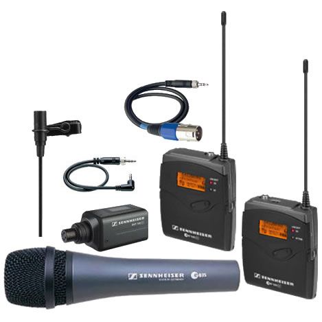 Sennheiser ew 100 ENG G3 Wireless Microphone Combo System - A (516-558 MHz) Bộ Micro cài ve áo và cầm tay không dây