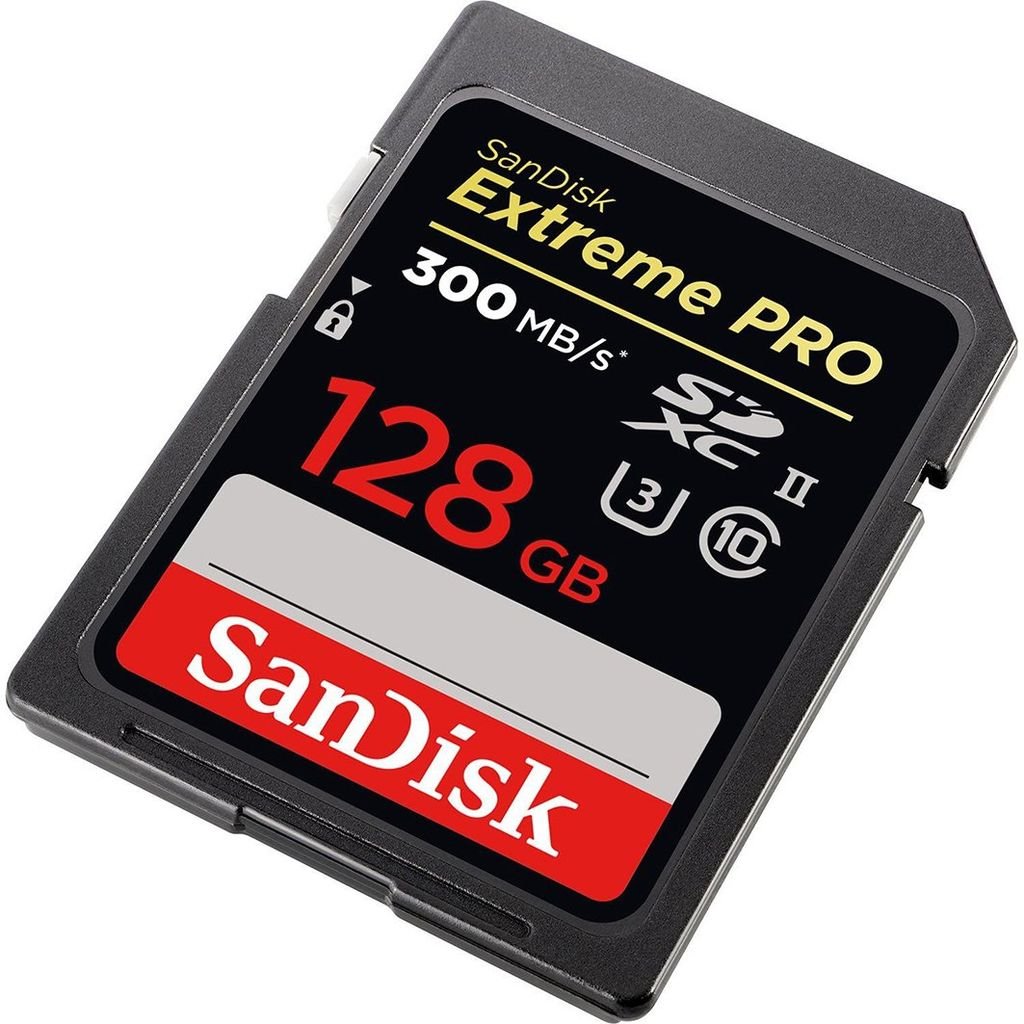 Thẻ nhớ SDXC - Sandisk EXTREME PRO 128GB - 300MB/s (Chính hãng)