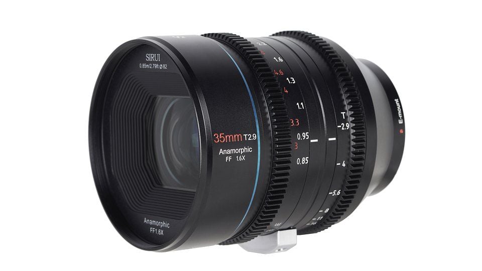 Ống kính Anamorphic Sirui 35mm T2.9 1.6X fullframe for Sony - Chính hãng