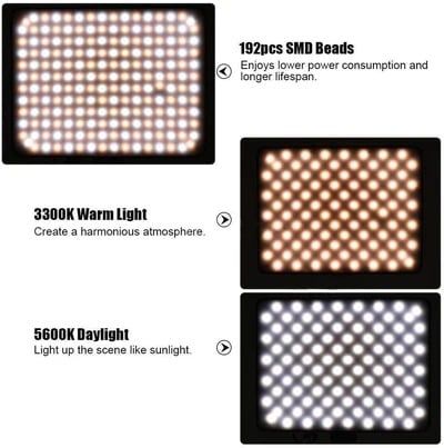 Đèn LED hai màu Viltrox VL-200T có màn hình LCD