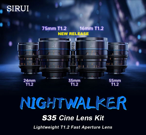 Ống kính Cine SIRUI Night Walker 16mm T1.2