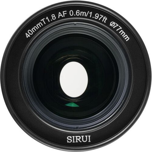Ống kính SIRUI 40mm T1.8 Anamorphic 1.33X (Super 35) Autofocus dành cho Sony, Fuji, Olympus, Nikon Z, L-mount