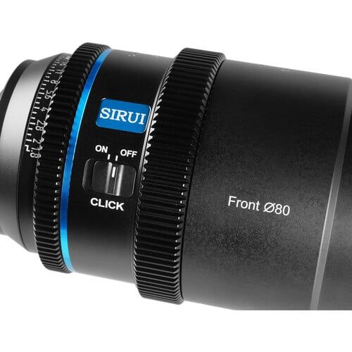 Ống kính SIRUI 40mm T1.8 Anamorphic 1.33X (Super 35) Autofocus dành cho Sony, Fuji, Olympus, Nikon Z, L-mount