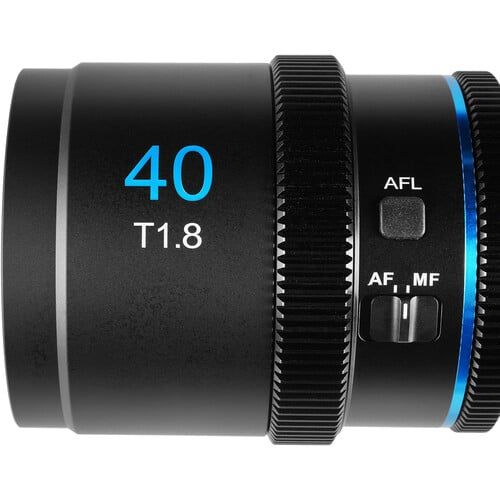 Ống kính SIRUI 40mm T1.8 Anamorphic 1.33X (Super 35) Autofocus dành cho Sony, Fuji, Olympus, Nikon Z, L-mount