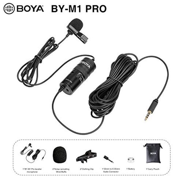 Micro ghi âm cao cấp cài áo BOYA BY-M1 PRO