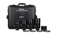 Ống kính SIRUI Anamorphic lens (35mm, 50mm, 75mm, 100mm T2.9 1.6 X + Adapter) combo - Chính hãng